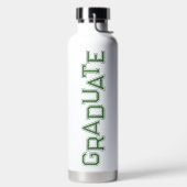 Grüne Moderne High School Abschluss Graduate Trinkflasche (links)