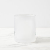 Grüne, moderne Weihnachtsbaume Mattglastasse (Mittel)