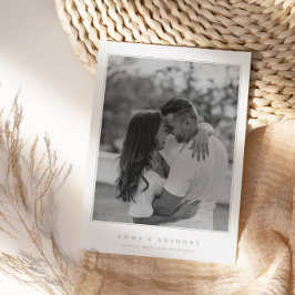 Grüne Monografie auf Vintager Ebene Save The Date