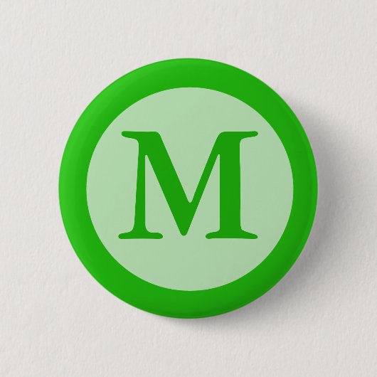 grüne Monografie Button (Vorderseite)