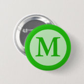 grüne Monografie Button (Vorne & Hinten)