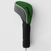 Grüne Monogramm-Golfkopfabdeckung für Herren Golf Headcover (angewinkelt)