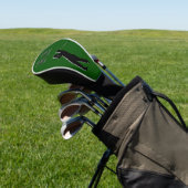 Grüne Monogramm-Golfkopfabdeckung für Herren Golf Headcover (In SItu)