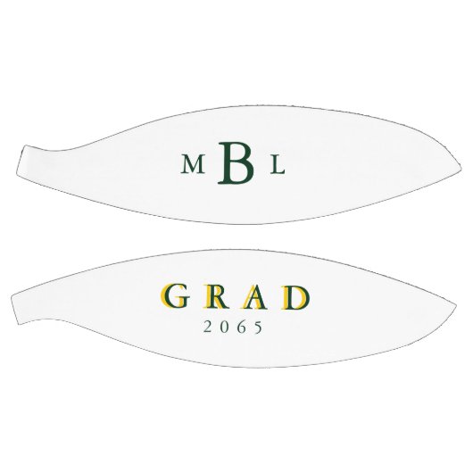 Grüne Monogramm-Grün-Gold-Datumskorb Basketball (Panele)