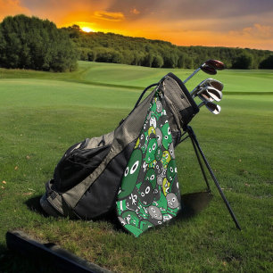 grüne Monster Golfhandtuch