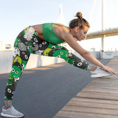 Grüne Monster Leggings