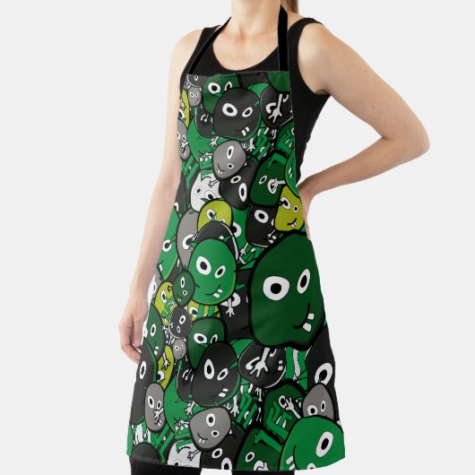 Grüne Monster Schürze (InSitu)