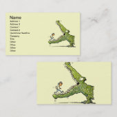 Grüne Monster-Visitenkarte Visitenkarte (Vorne/Hinten)