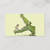 Grüne Monster-Visitenkarte Visitenkarte (Rückseite)