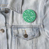 Grüne Monstera-tropische Blätter auf Weiß b Button (Beispiel)