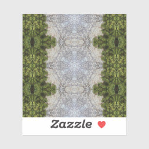 Grüne Moos und Natur Kunst Aufkleber