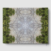 Grüne Moos und Natur Kunst Gästebuch (Rückseite)