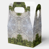 Grüne Moos und Natur Kunst Geschenkschachtel (Geöffnet)