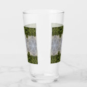 Grüne Moos und Natur Kunst Glas (Links)