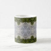 Grüne Moos und Natur Kunst Kaffeetasse (Mittel)