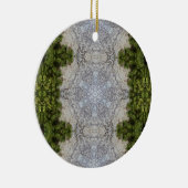 Grüne Moos und Natur Kunst Keramik Ornament (Rechts)