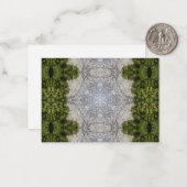 Grüne Moos und Natur Kunst Mitteilungskarte (Vorderseite/Rückseite Beispiel)