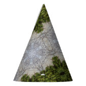 Grüne Moos und Natur Kunst Partyhütchen (Links)