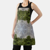 Grüne Moos und Natur Kunst Schürze (InSitu)