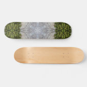 Grüne Moos und Natur Kunst Skateboard (Horizontal)