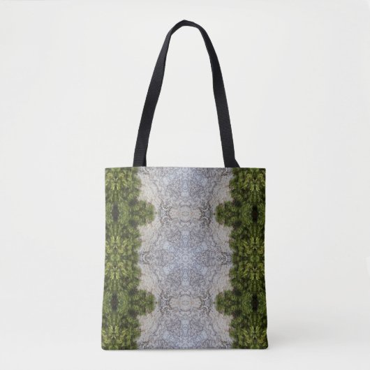 Grüne Moos und Natur Kunst Tasche (Vorderseite)
