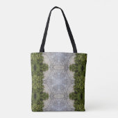 Grüne Moos und Natur Kunst Tasche (Rückseite)