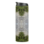 Grüne Moos und Natur Kunst Thermosbecher (Nach rechts gedreht)