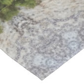 Grüne Moos und Natur Kunst Tischdecke (Schrägansicht)