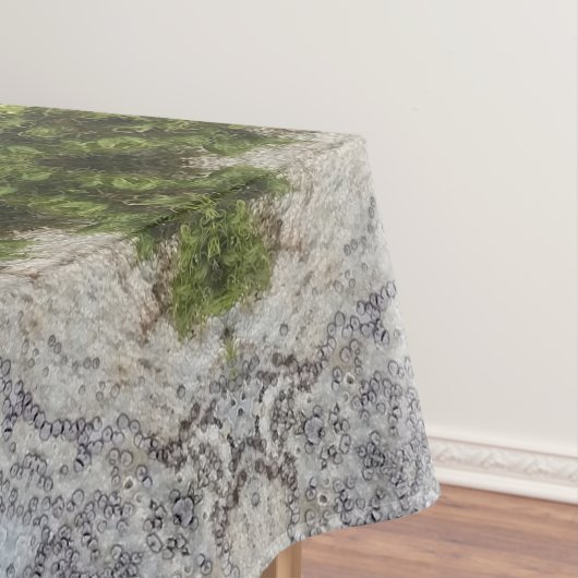Grüne Moos und Natur Kunst Tischdecke (Beispiel)