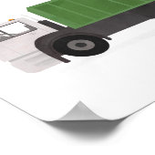 Grüne Müllhalde Truck Boys Zimmerdekor Poster (Ecke)