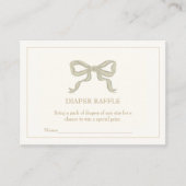 Grüne Multiband-Gender-neutrale Windelraffinerie Begleitkarte (Vorderseite)