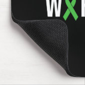 Grüne Multifunktionsleiste zur psychischen Gesundh Mousepad (Ecke)