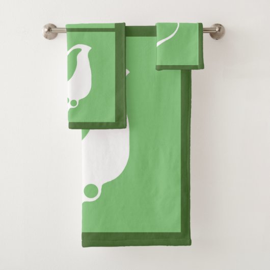 Grüne Muschel Badhandtuch Set (Insitu)