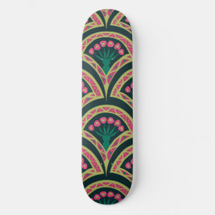 grüne Muschelform-Muster Skateboard