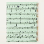 Grüne Musik und griechische Masken im Theater Planer (Rückseite)