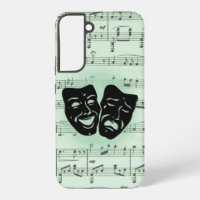 Grüne Musik und Theater Griechische Masken