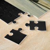 Grüne Mustang P51 Taxiing_WWII Flugzeuge Puzzle (Seite)