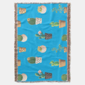 Grüne Nachspeise Sukkulente Kakteen in Pots Decke (Vorderseite Vertikal)