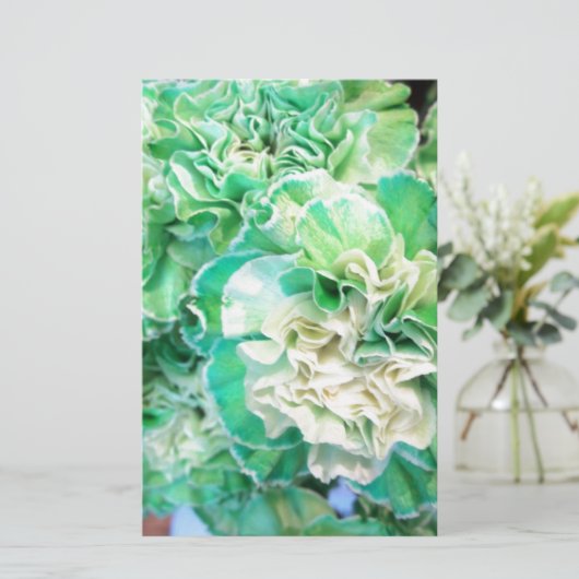 Grüne Narbe Briefpapier (Stehend Vorderseite)