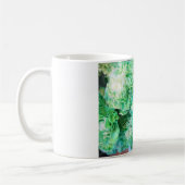 Grüne Narbe Kaffeetasse (Links)