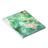 Grüne Narbe Notizblock (angewinkelt)