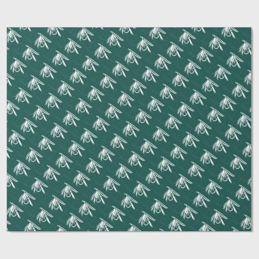 "Grüne Nassfliege" Geschenkpapier (Flach)