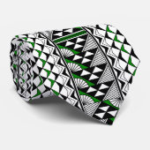 Grüne Native Sun und Regen-Krawatte Krawatte (Gerollt)