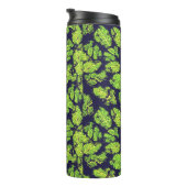 Grüne Natur Acrylmalenleaf Thermosbecher (Nach rechts gedreht)