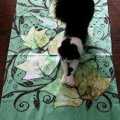 Grüne Natur Badhandtuch Set