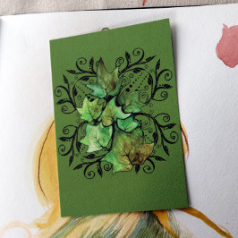 Grüne Natur Einladung