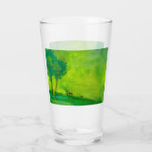 Grüne Natur Glas Cup (Rückseite)