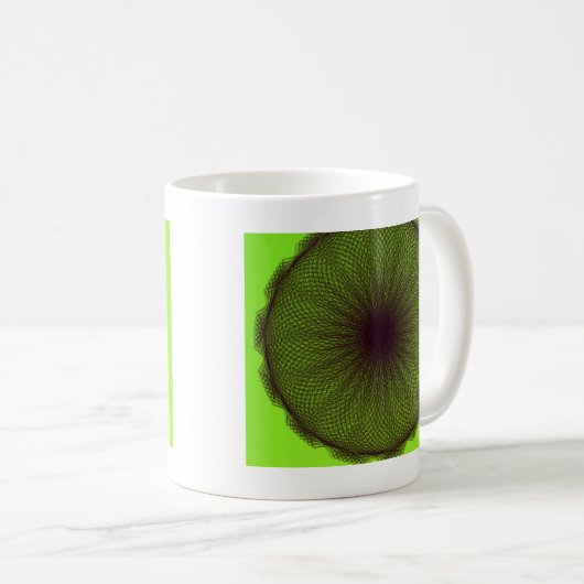 Grüne Natur Mutter Natur Kaffeetasse (VorderseiteRechts)