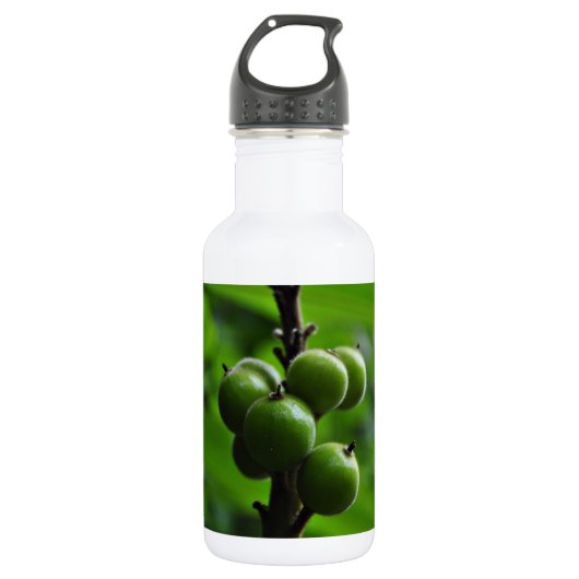 Grüne Natur Trinkflasche (Vorderseite)