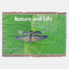 Grüne Natur und Libelle Decke